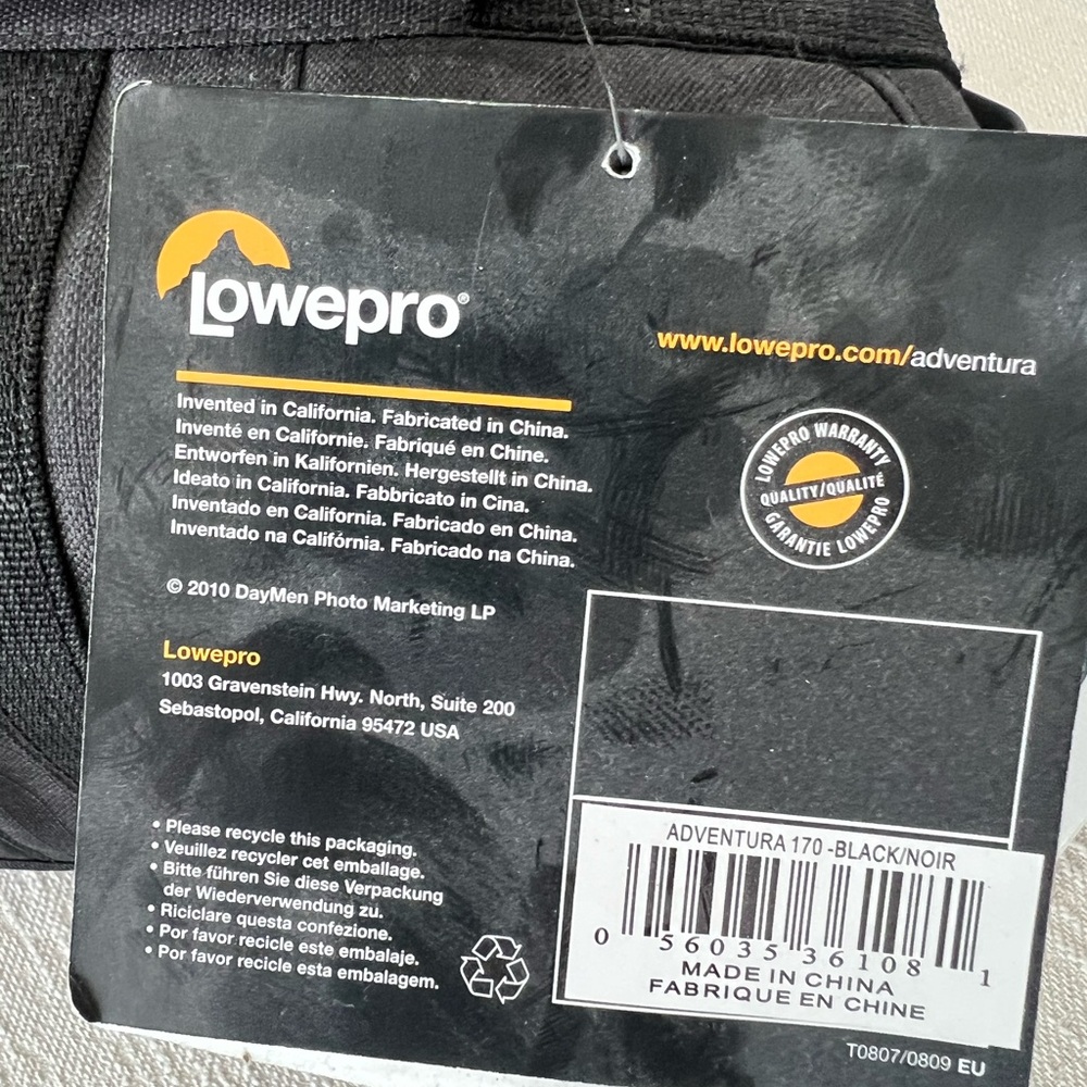 Lowepro Black Camera Bag